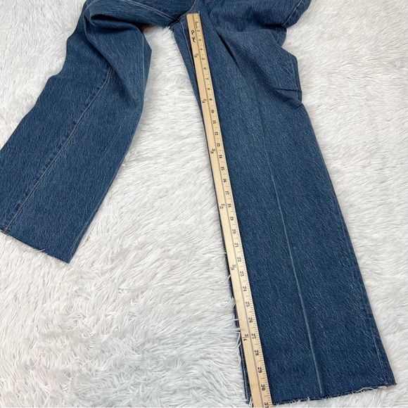 J Crew New high rise full length Demi-boot jeans in Kamari wash raw hem - Picture 10 of 11